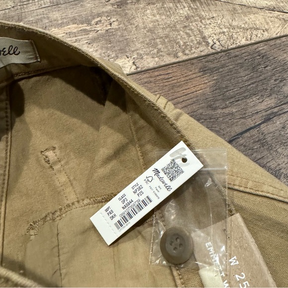 Madewell The Petite Emmett Wide-Leg Crop Pant: Welt Pocket Edition Size 25P - Picture 5 of 7